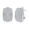 Diamond Earrings in Platinum Over Sterling Silver 1.00 ctw - Sticky add to cart bar