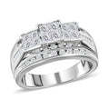 10K White Gold Diamond G-H I2 Ring (Size 10.0) 5.10 Grams 1.00 ctw - Sticky add to cart bar