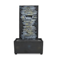 Gray Polyresin Brick Wall Fountain (10") - Sticky add to cart bar