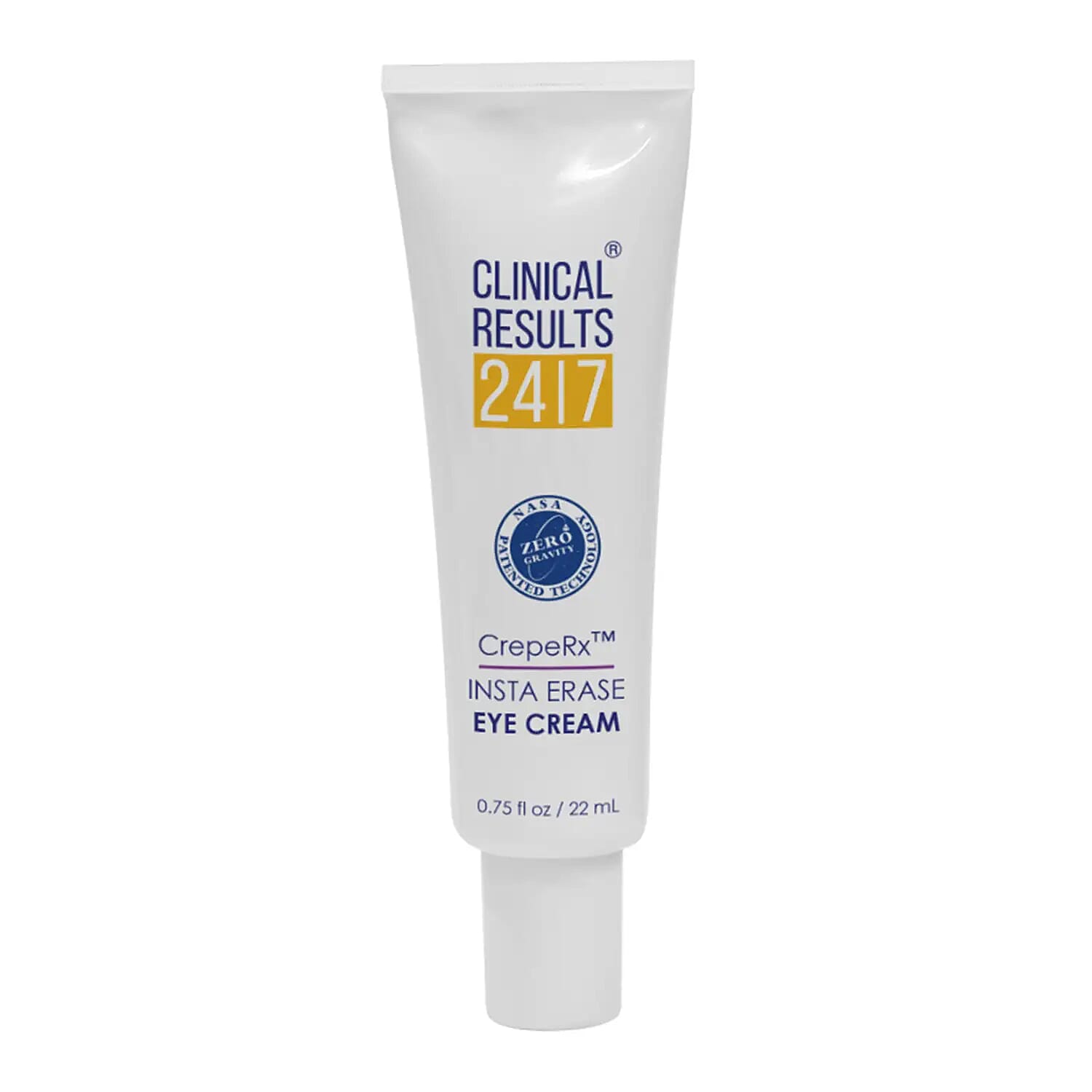 Clinical Results CrepeRx Insta Erase Eye Cream For Fine Lines And Wrinkles Reduction, Lightweight Eye Cream For All Skin Types 0.75 oz