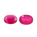 AAAA Mozambique Ruby Set of 2 (Ovl 7x5 mm) 2.00 ctw - Sticky add to cart bar