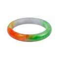Multi Color Jade (D) 250.00 ctw Circle Bangle Bracelet (8.0 In) - Sticky add to cart bar