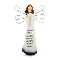 Dickson's Resin Angel Figurine For Gifts Home Decoration, Praying Angel Statue, Decorative Figurines For Home, Office, Tabletop, Kitchen -Serenity Prayer 7.75
