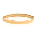Italian 10K Yellow Gold Bangle Bracelet (7.0 In) 7.70 Grams - Sticky add to cart bar