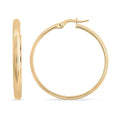 Italian 10K Yellow Gold Hoop Earrings 1.65 Grams - Sticky add to cart bar