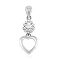 950 Platinum Heart Pendant 1.80 Grams - Sticky add to cart bar