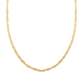 Grande Bella Singapore Italian Chain Necklace in 10K Yellow Gold 2.17 Grams 18 Inches - Sticky add to cart bar