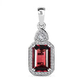 Rhapsody 950 Platinum AAAA Ouro Fino Rubellite and E-F VS Diamond Pendant without Chain 2.40 ctw - Sticky add to cart bar