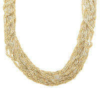 Aurelia Cascata Italian 10K Yellow Gold Chain Necklace 20 Inches 26.76 Grams
