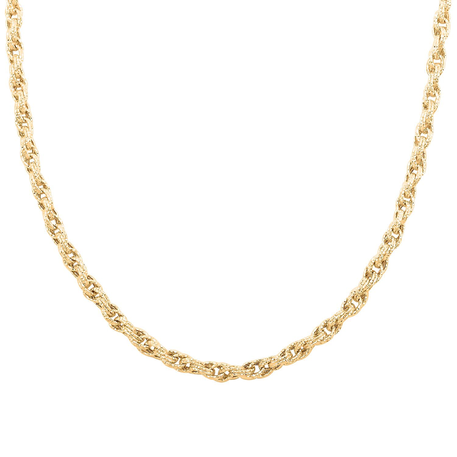 Prezioso Torchon Italian 10K Yellow Gold Necklace 20 Inches 11.10 Grams