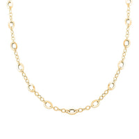 Preziosa Italian 14K Yellow Gold Chain Necklace 18-20 Inches 4.04 Grams