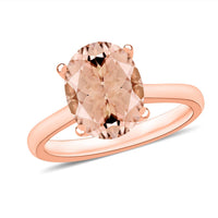 Premium Marropino Morganite Solitaire Ring in Platinum Over Sterling Silver (Size 10.0) 2.40 ctw
