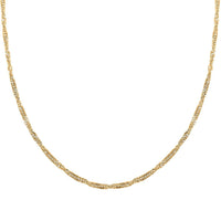 Tocco d'oro Italian 10K Yellow Gold Chain Necklace 20 Inches 1.77 Grams
