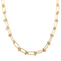 Nodo D'Amore Italian 10K Yellow Gold Necklace 18-20 Inches 12.63 Grams - Sticky add to cart bar