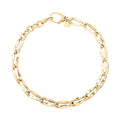 Valentino Spirali Italian 10K Yellow Gold 5.3mm Chain Bracelet (7.0-8.0In) 2.83 Grams - Sticky add to cart bar