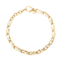 Valentino Spirali Italian 10K Yellow Gold 5.3mm Chain Bracelet (7.0-8.0In) 2.83 Grams