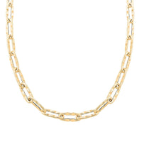 Onda d'oro Italian 10K Yellow Gold 8.2mm Chain Necklace 18-20 Inches 11.92 Grams