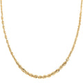 Firenze Rope Italian 10K Yellow Gold Chain Necklace 18-20 Inches 3.54 Grams - Sticky add to cart bar