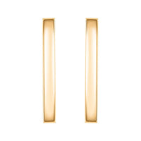 Citta Dell'oro Italian 10K Yellow Gold Earrings 2.08 Grams