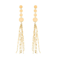 Campanella Italian 10K Yellow Gold Earrings 1.95 Grams