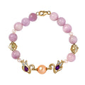 South Sea Golden Pearl and Multi Gemstone Adjustable Bracelet in Vermeil Yellow Gold Over Sterling Silver 49.85 ctw - Sticky add to cart bar