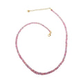 Luxoro 14K Yellow Gold Premium Marropino Morganite Beaded Necklace 18-20 Inches 100.00 ctw - Sticky add to cart bar