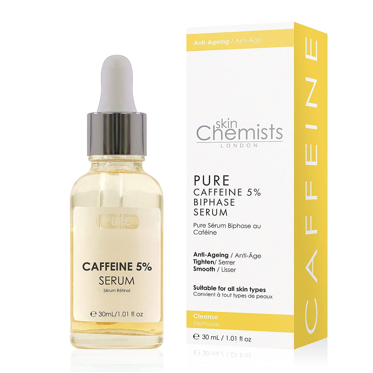 Skin Chemists Pure Caffeine 5% Biphase Serum