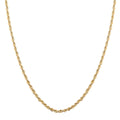 2mm Rope Chain Necklace in 10K Yellow Gold 1.90 Grams 24 Inches - Sticky add to cart bar