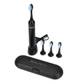 Waterproof LED Rechargeable Toothbrush 4 pcs Head with 5 Modes Including Cleaning, Whitening, Soft, Gum Care, and Sensitivity (1200mAh Li-ion Battery) - White - Sticky add to cart bar