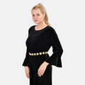 Women Concho Chain-Link Belt in Goldtone (39") - Sticky add to cart bar