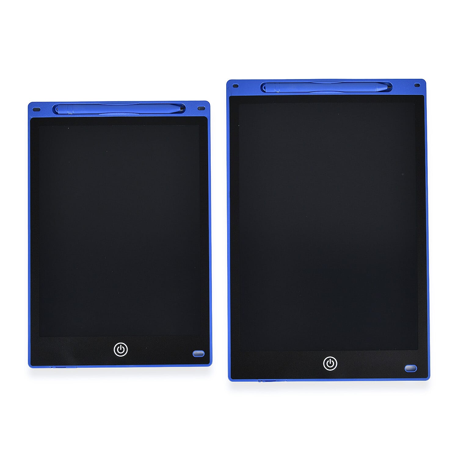 2pcs Writing Tablet (12“ and 10") with Color Pen - White