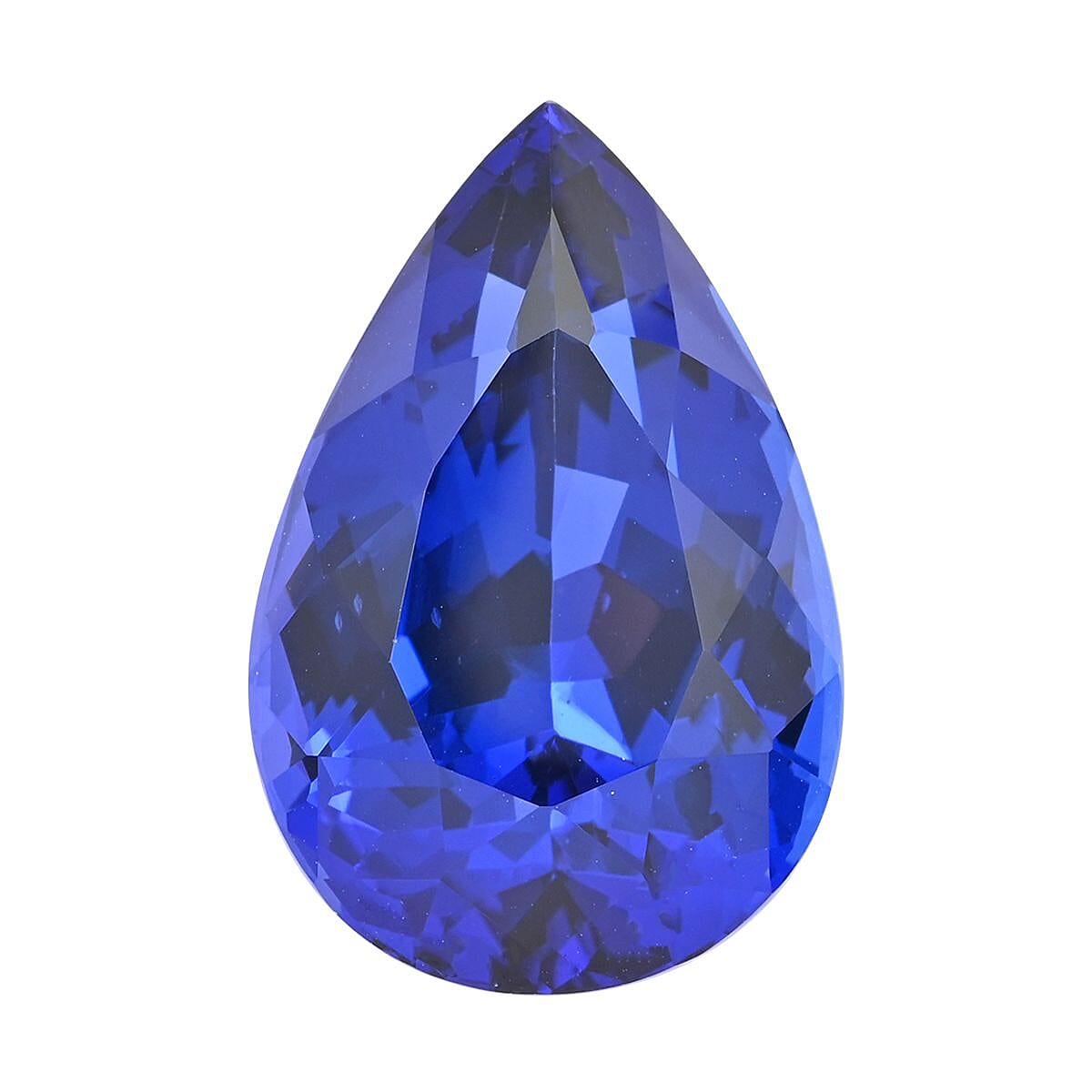One Of A Kind Certified & Appraised AAAA Tanzanite (Pear Free Size) 30.08 ctw