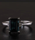 Rhapsody 950 Platinum AAA Monte Belo Indicolite, Diamond (E-F, VS2) Ring (Size 10.0) 2.85 ctw - Sticky add to cart bar