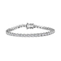 Moissanite Bracelet in Platinum Over Sterling Silver (7.25 In) 4.10 ctw - Sticky add to cart bar