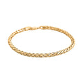 10K Yellow Gold 3MM Palma Bracelet (7.50 In) 3.40 Grams - Sticky add to cart bar