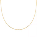 Chain Necklace in 14K Yellow Gold Over Sterling Silver 24 Inches 2.80 Grams - Sticky add to cart bar