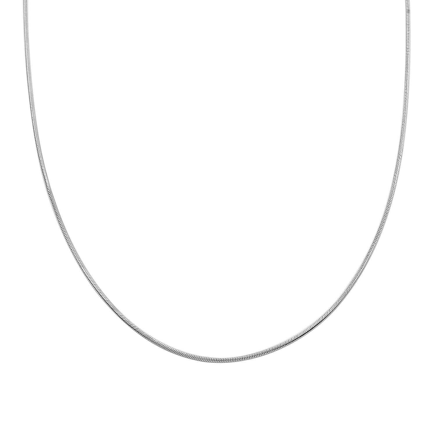 Snake Chain Necklace in Sterling Silver 24 Inches 10.90 Grams