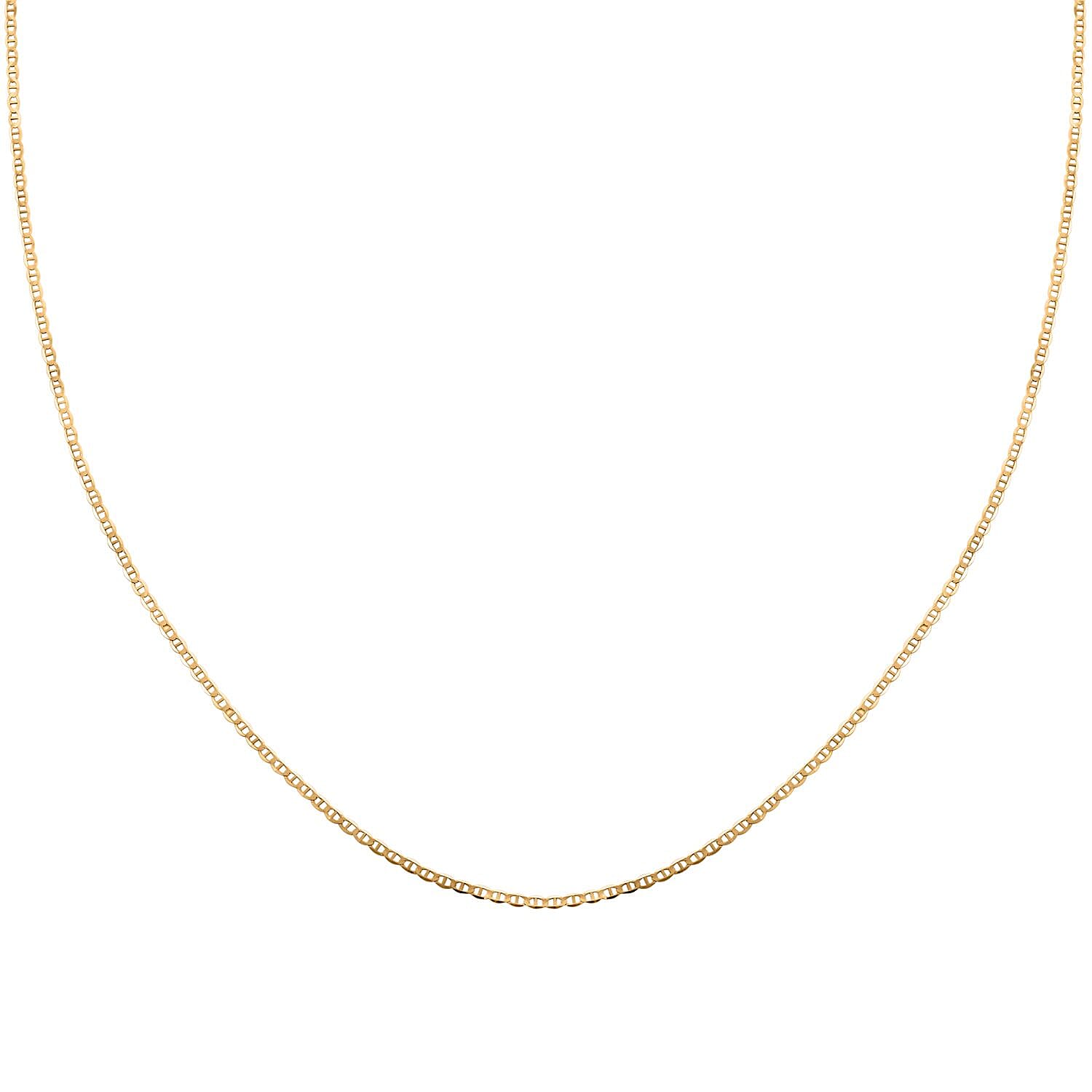 New York Closeout 14K Yellow Gold 1.5mm Mariner Chain 24 Inches 1.3 Grams