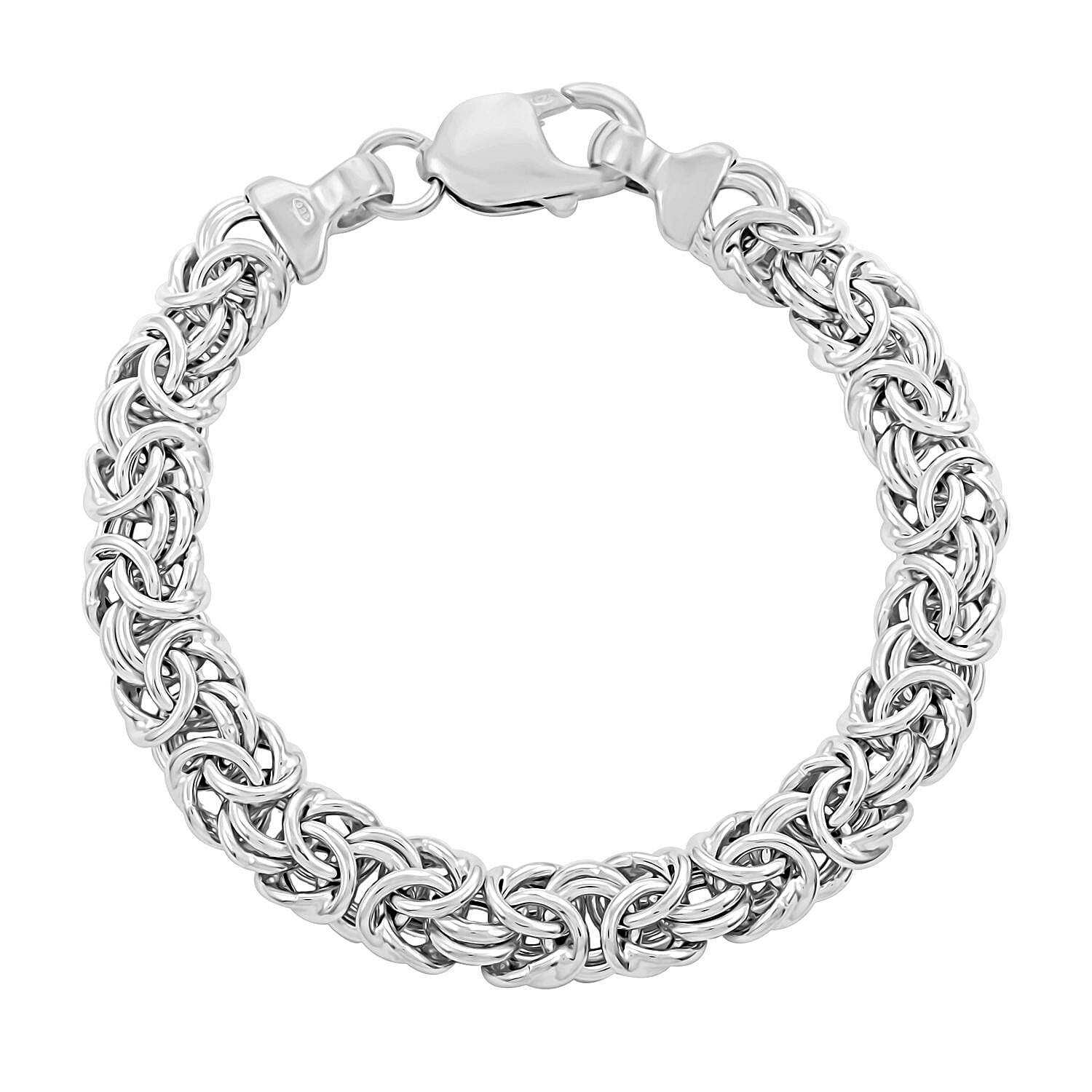 Italian Sterling Silver Byzantine Bracelet (7.50 In) 18.85 Grams