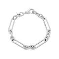 Italian Sterling Silver Bracelet (7.50 In) (6.70 g) - Sticky add to cart bar