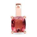 Premium Blush Tourmaline Solitaire Pendant in Vermeil Rose Gold Over Sterling Silver 1.35 ctw - Sticky add to cart bar
