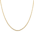 Seta Corda Italian 10K Yellow Gold 1.5mm Chain Necklace 20 Inches 1.15 Grams - Sticky add to cart bar