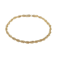 Seta Corda Italian 10K Yellow Gold 2.7mm Chain Bracelet (7.50 In) 1.45 Grams