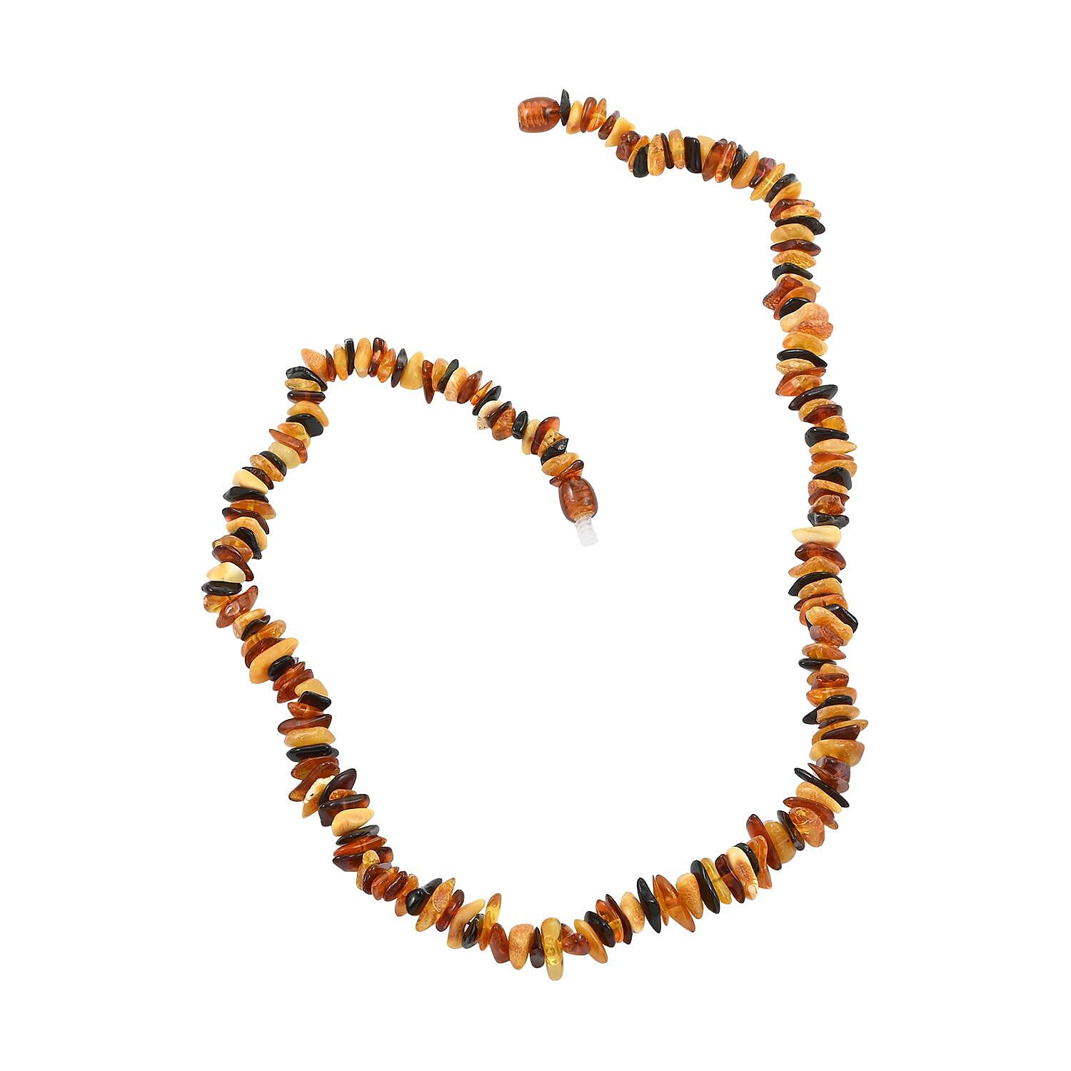 Genuine Baltic Amber Beaded Necklace 18 Inches