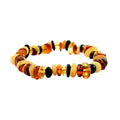 Multi Color Amber Chips Stretch Bracelet - Sticky add to cart bar