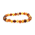Baltic Amber Beaded Stretch Bracelet - Sticky add to cart bar