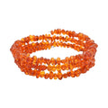 Baltic Amber Warm Tone Stretch Bracelet - Sticky add to cart bar