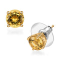 Brazilian Heliodor Stud Earrings in Vermeil Yellow Gold Over Sterling Silver 2.50 ctw - Sticky add to cart bar