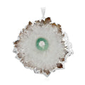 Amethyst Medium Pendant in Silvertone 56.50 ctw - Sticky add to cart bar