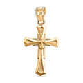 10K Yellow Gold Cross Pendant 0.50 Grams - Sticky add to cart bar